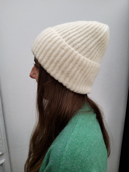 Bonnet écru femme