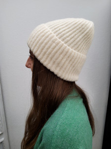 Bonnet écru femme