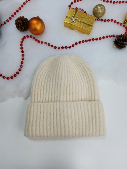 Bonnet écru femme