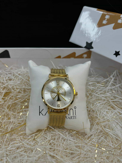 Montre dorée arbre de vie femme
