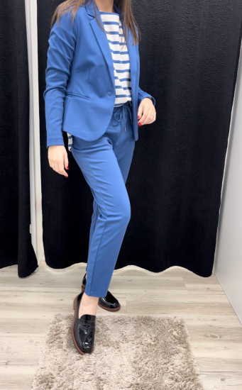 Blazer bleu femme