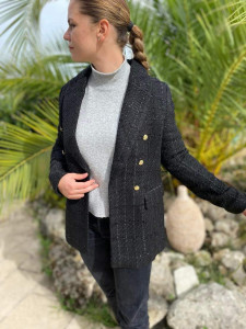 Veste blazer droite habillé femme