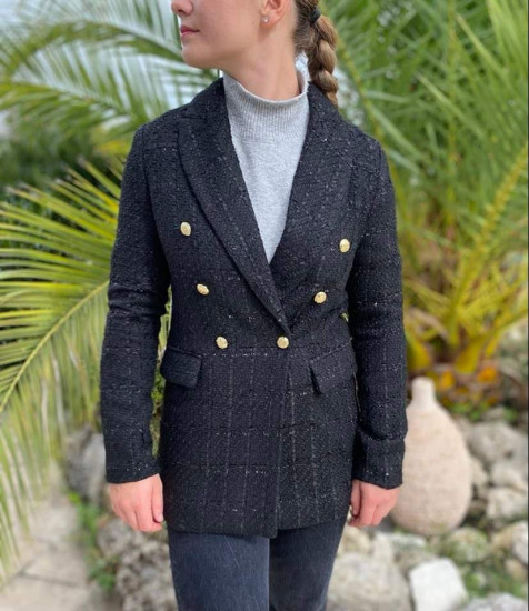 Veste blazer droite habillé femme