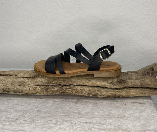 Nu pieds noirs femme