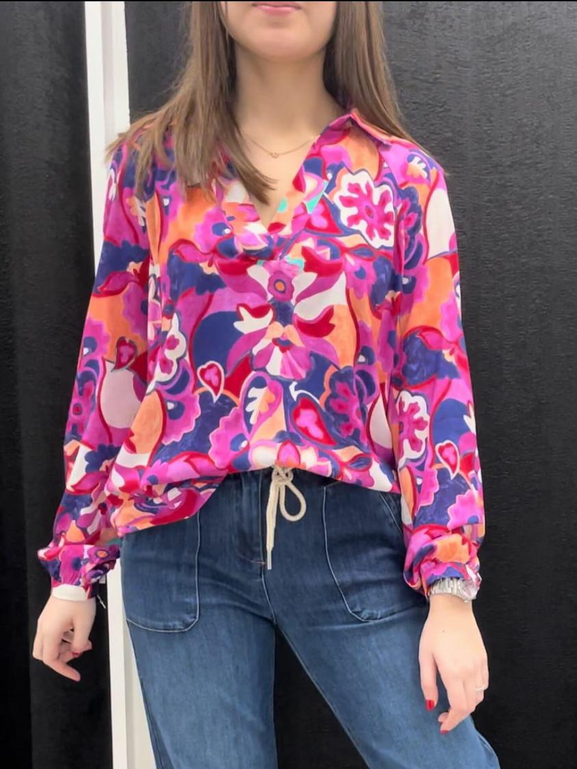 Blouse imprimee femme