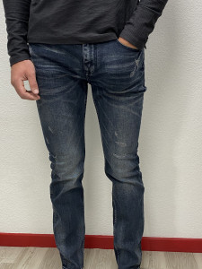 Jean slim black blue used homme