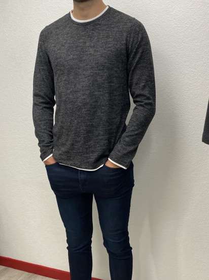 Jean skinny fit indigo used homme