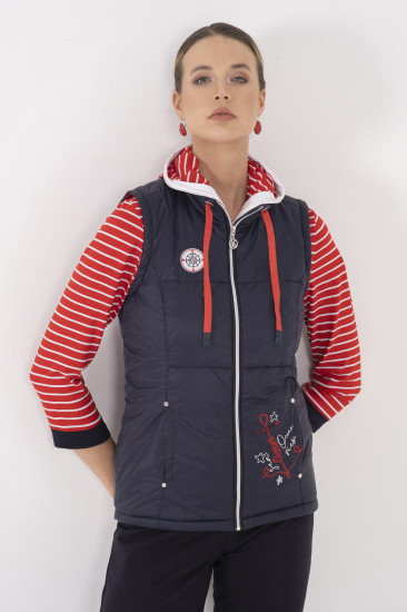 Doudoune légère marine femme