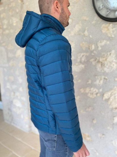 Doudoune bleue homme