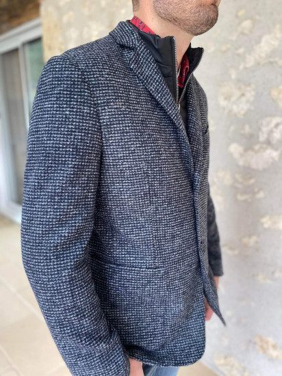 Veste blazer laine chiné homme