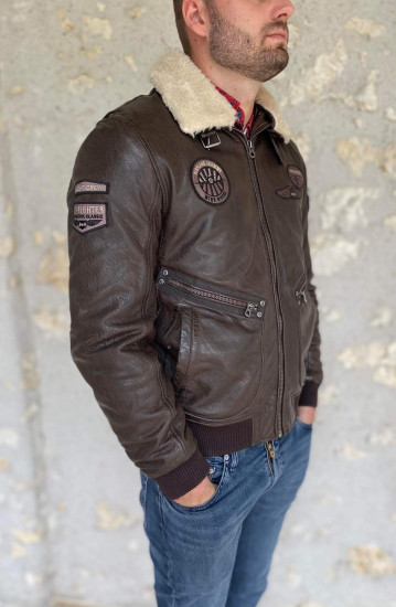 Blouson style aviateur homme