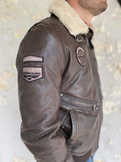 Blouson style aviateur homme