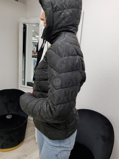 Doudoune courte noire femme