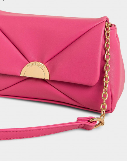 Sac bandoulière rose femme