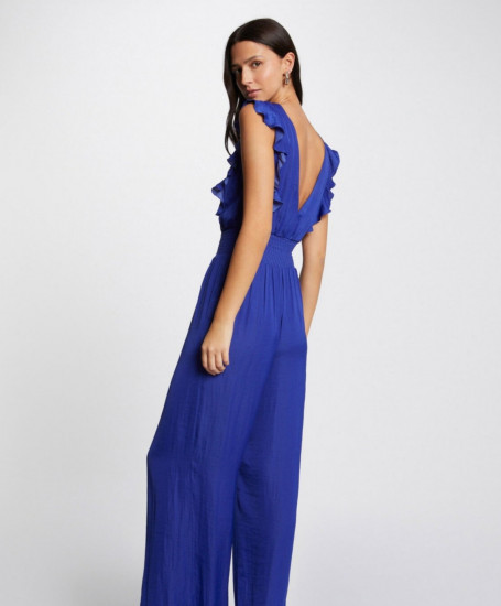 Combipantalon bleue femme
