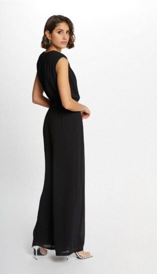 Combipantalon noire large femme