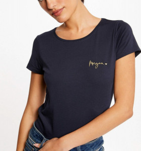 T.Shirt MC marine femme