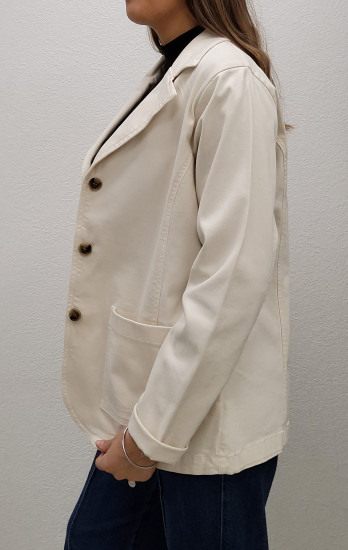Blazer beige femme
